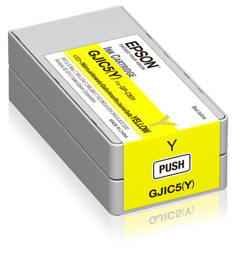 Epson GJIC5(Y): Ink cartridge for ColorWorks C831 (Yellow) (MOQ=10) Epson GJIC5(Y): Ink cartridge for ColorWorks C831 (Yellow) (MOQ=10)